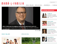 Tablet Screenshot of mamayfamilia.com